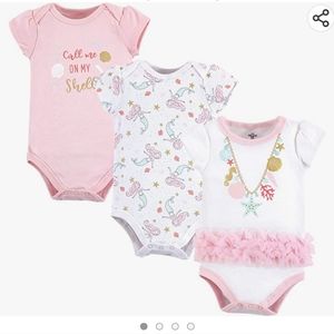 Little Treasure Baby Cotton Bodysuits